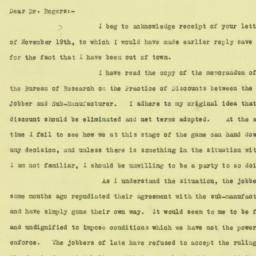 Letter: 1925 November 24