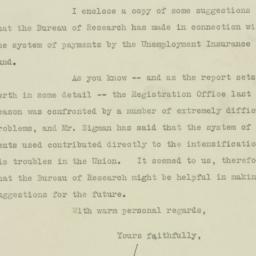 Letter: 1925 October 21
