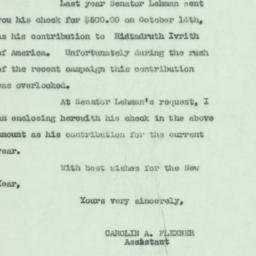 Letter: 1950 December 27