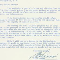 Letter: 1954 September 24