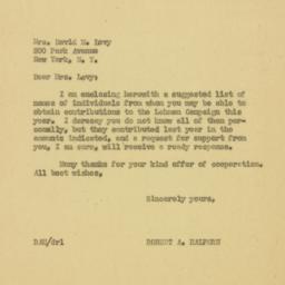 Letter: 1950 October 18