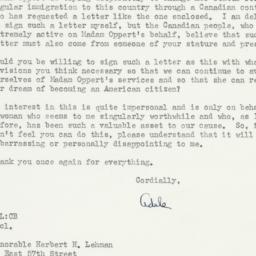 Letter: 1947 July 8