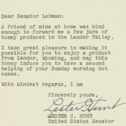Letter: 1951 March 15