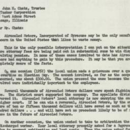 Letter: 1954 March 1