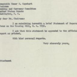 Letter: 1954 June 2