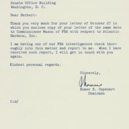 Letter: 1954 November 16