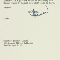 Letter: 1953 April 27