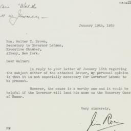 Letter: 1939 January 19