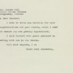 Letter: 1949 November 21