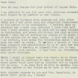 Letter: 1956 September 1