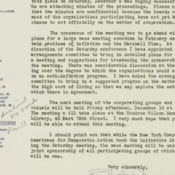 Letter: 1947 December 11