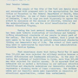Letter: 1953 April 29