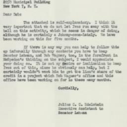 Letter: 1951 December 10