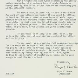 Letter: 1947 April 23
