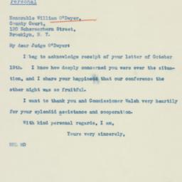 Letter: 1938 October 22
