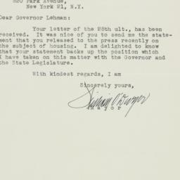 Letter: 1947 March 4