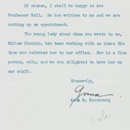 Letter: 1957 June 3