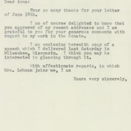 Letter: 1953 June 23