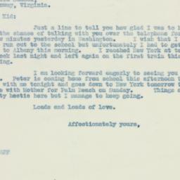 Letter: 1935 March 15