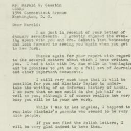 Letter: 1947 January 20