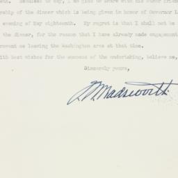Letter: 1947 April 22