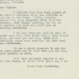 Letter: 1952 February 19