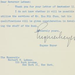 Letter: 1946 September 23