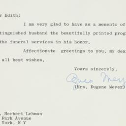 Letter: 1964 December 7