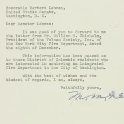 Letter: 1952 January 9