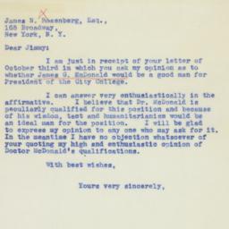 Letter: 1940 October 4