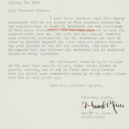 Letter: 1939 November 20