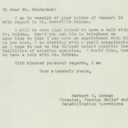 Letter: 1943 January 23