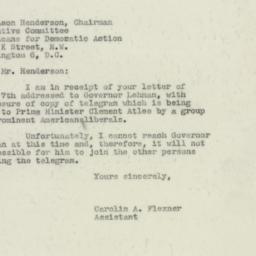 Letter: 1947 June 10