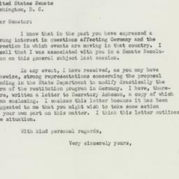 Letter: 1951 August 29