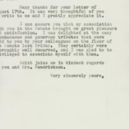 Letter: 1954 August 23