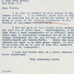 Letter: 1941 September 11