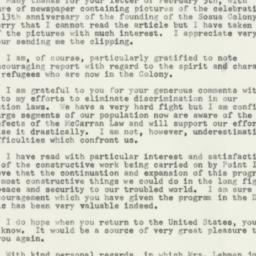 Letter: 1953 February 11