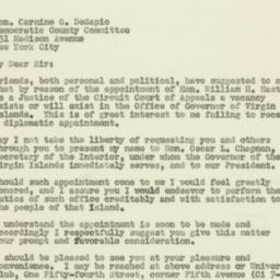 Letter: 1949 December 27