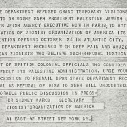 Telegram: 1946 October 11