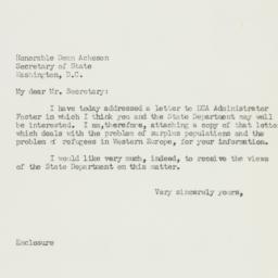 Letter: 1951 September 12