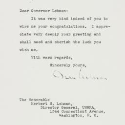 Letter: 1945 August 30