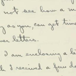 Letter: 1936 September 7