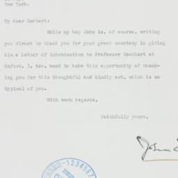 Letter: 1939 January 20