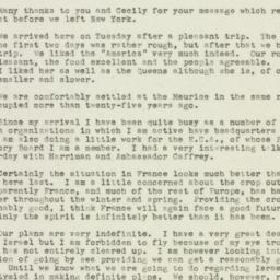 Letter: 1949 April 14