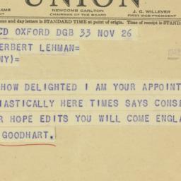Letter: 1942 November 26
