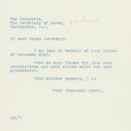 Letter: 1934 December 6