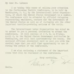 Letter: 1937 March 29