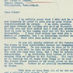 Letter: 1933 January 16