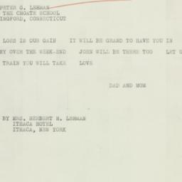 Letter: 1934 February 16