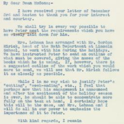 Letter: 1937 December 7